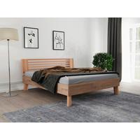 Bett Como Naturfarben /kernbuche 160x200cm - Naturfarben/Kernbuche, MODERN, Holz (160/200cm) - MID.YOU