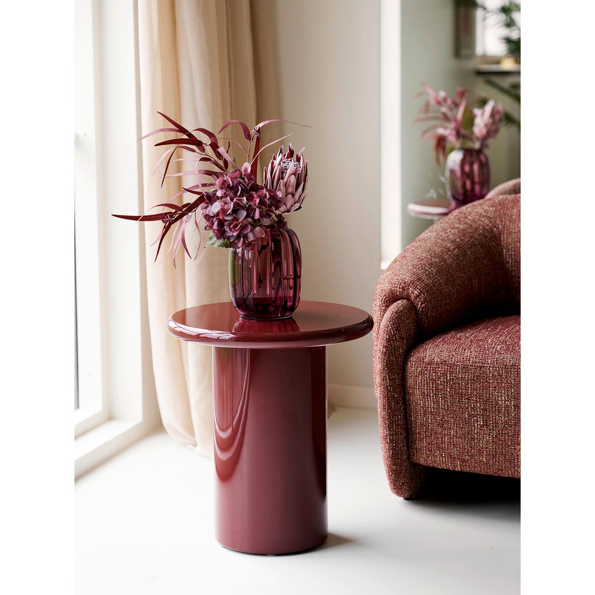 Beistelltisch Otago Bordeaux B: 45cm - Bordeaux, Design, Holzwerkstoff (45/45/50cm) - MID.YOU