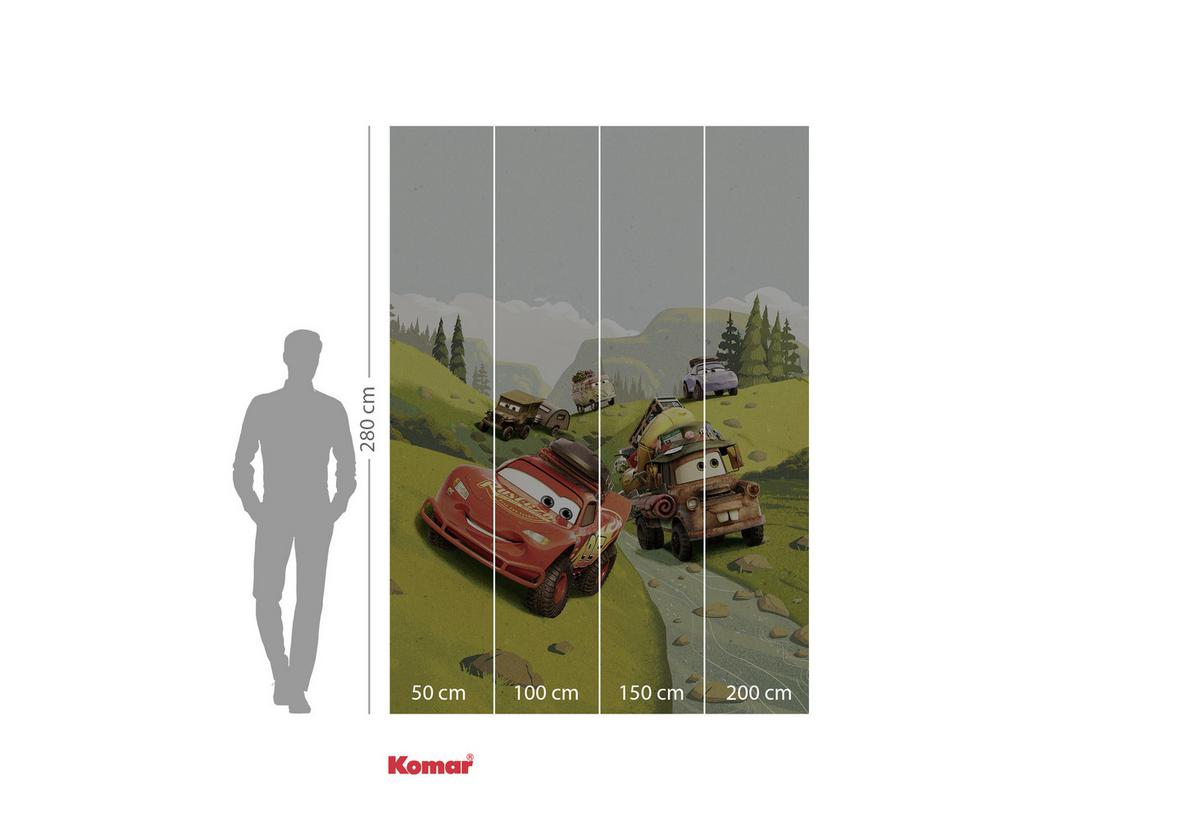 Fototapete Cars Camping - Multicolor, Trend, Textil (200/280cm)
