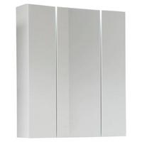 Spiegelschrank Monte Weiß B: 60 Cm - Weiß, MODERN, Glas/Holzwerkstoff (60/74/18cm) - MID.YOU