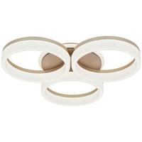 STROPNÉ LED SVIETIDLO KOOL - šampanská, Modern, kov/plast (44/46/8cm) - Mömax