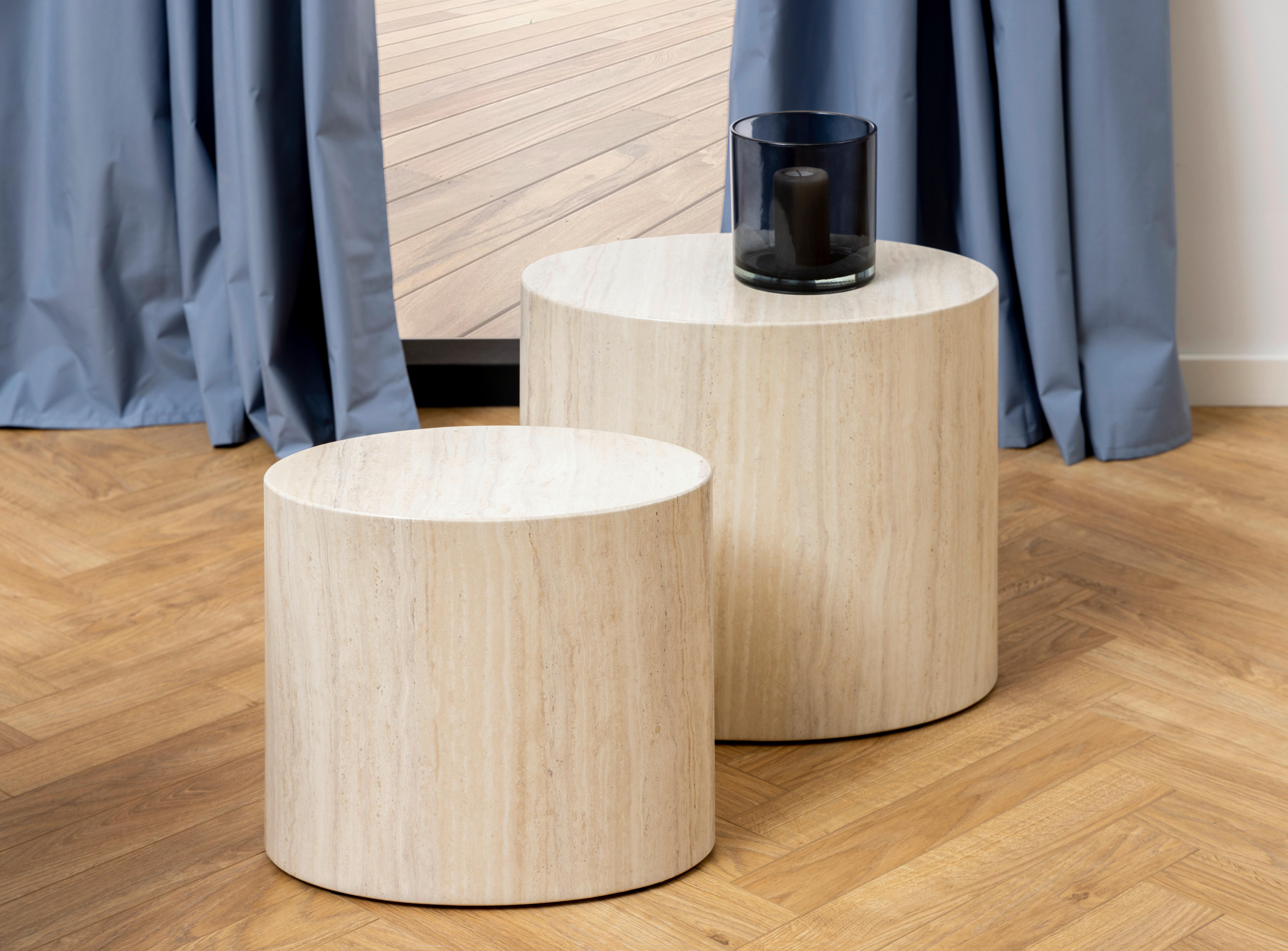 Couchtischset Mice 0000098389 - Naturfarben, Design, Papier/Holzwerkstoff (33/48/40cm) - MID.YOU