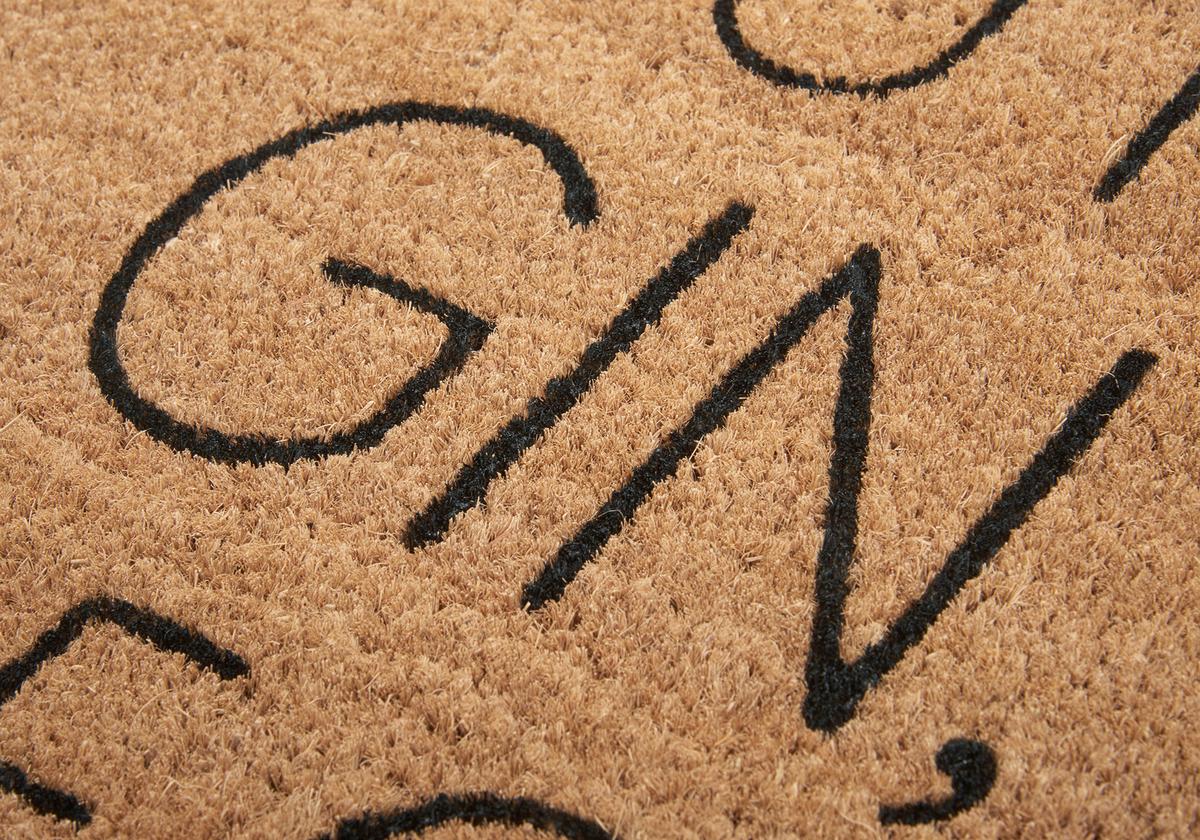 Kokosmatte Mix Mats Kokos Gin 45x75 Cm - Hellbraun/Schwarz, Basics, Naturmaterialien (45/75cm) - Hanse Home