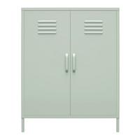 Highboard Mission District Grün B: 40cm - Hellgrün/Grün, Design, Metall (40/102/80cm) - MID.YOU