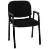 Besucherstuhl Xt 650 Schwarz Bis 120 Kg - Schwarz, Basics, Kunststoff/Textil (55/84/42cm) - MID.YOU