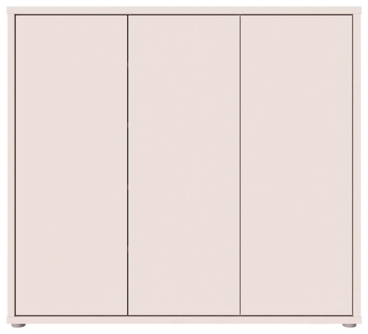 Botník Alice, barva kašmírová, š: 109cm - šedá/pískové barvy, Moderní, kompozitní dřevo/plast (109,2/99,1/34,9cm)