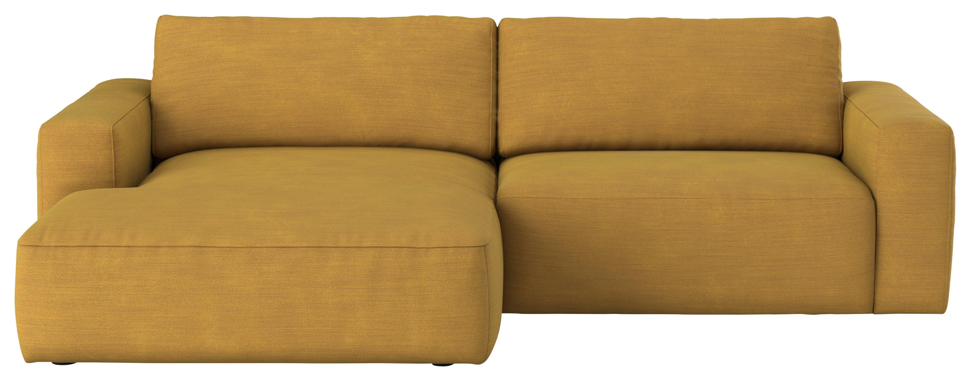 Ecksofa Lasso Senfgelb S: 175x283 cm