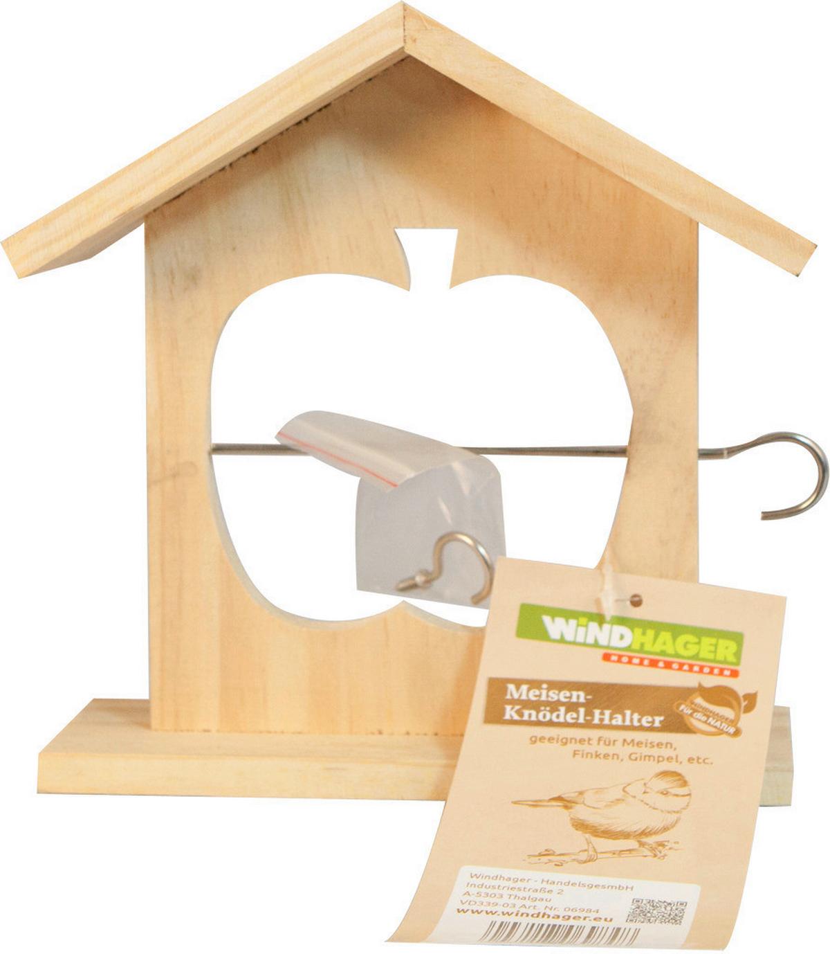 Meisenknödelhalter Aus Fichte Lxbxh: 19x19,5x6 Cm - Fichtefarben, Basics, Holz (19/19,5/6cm) - Windhager