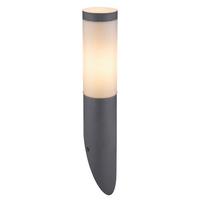 Venkovní svítidlo Boston antracitová max. 60 Watt - opál/antracitová, Basics, kov/plast (7.6/39cm)