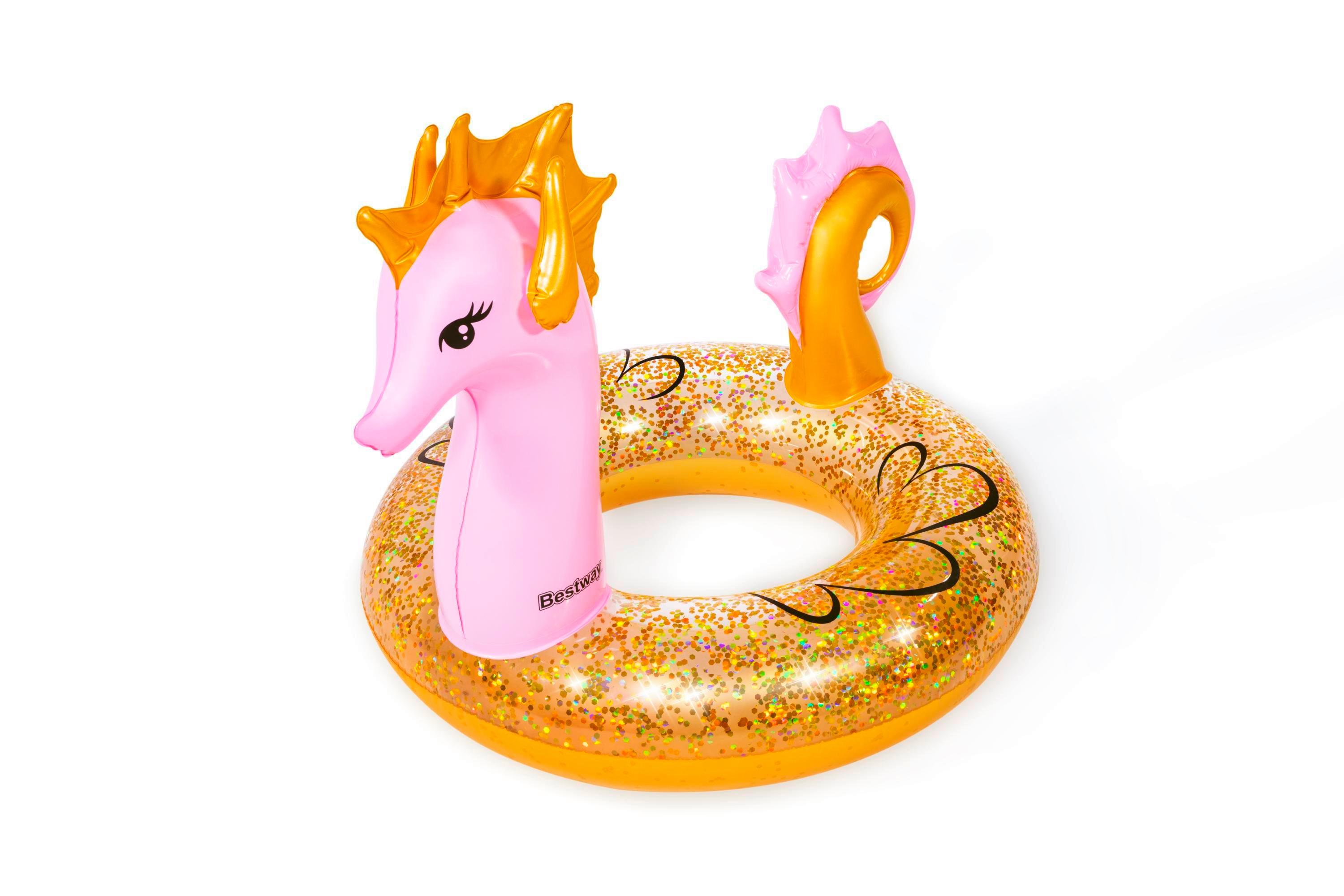Schwimmreifen für Kinder Ø 84 cm, Seepferdchen - Pink/Orange, LIFESTYLE, Kunststoff (104,5/84/76cm) - Bestway