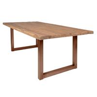 ESSTISCH Naturfarben/Braun L: 180cm - Braun/Naturfarben, MODERN, Holz/Metall (180/100/76cm) - MID.YOU