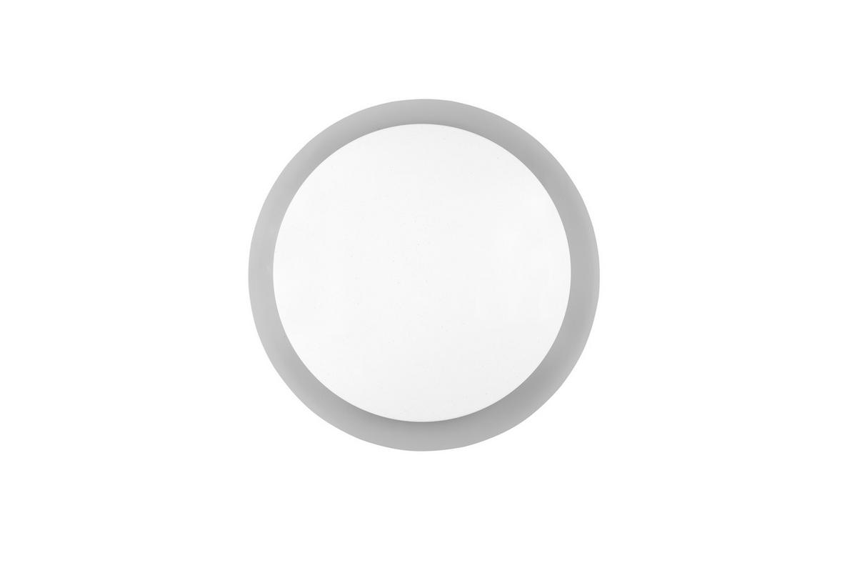 LED-Deckenleuchte Ø 48 cm Mit Farbwechsler und Fernbedienung - Weiß, Basics, Kunststoff (48/10,2cm) - Trio Leuchten