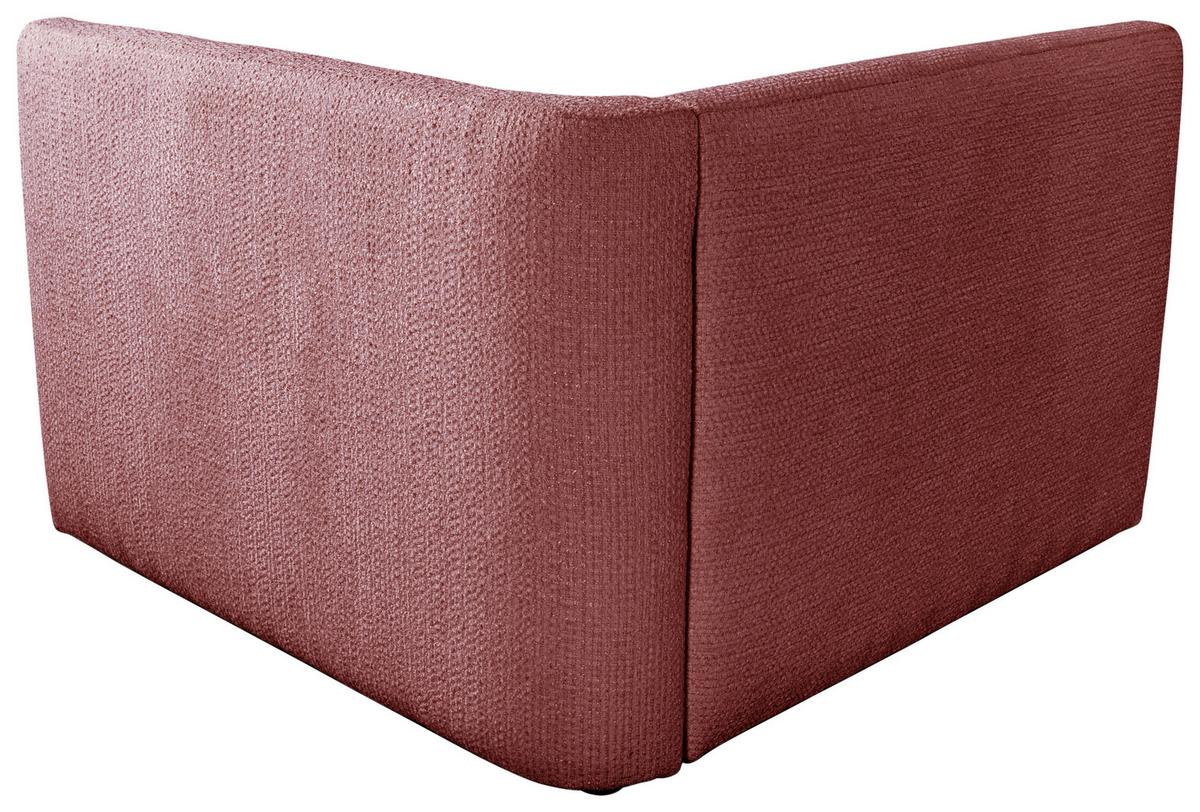 Sofa Zuri Rot/Creme, B: 110cm - Rot/Creme, Trend, Textil (110/75/115cm) - Livetastic