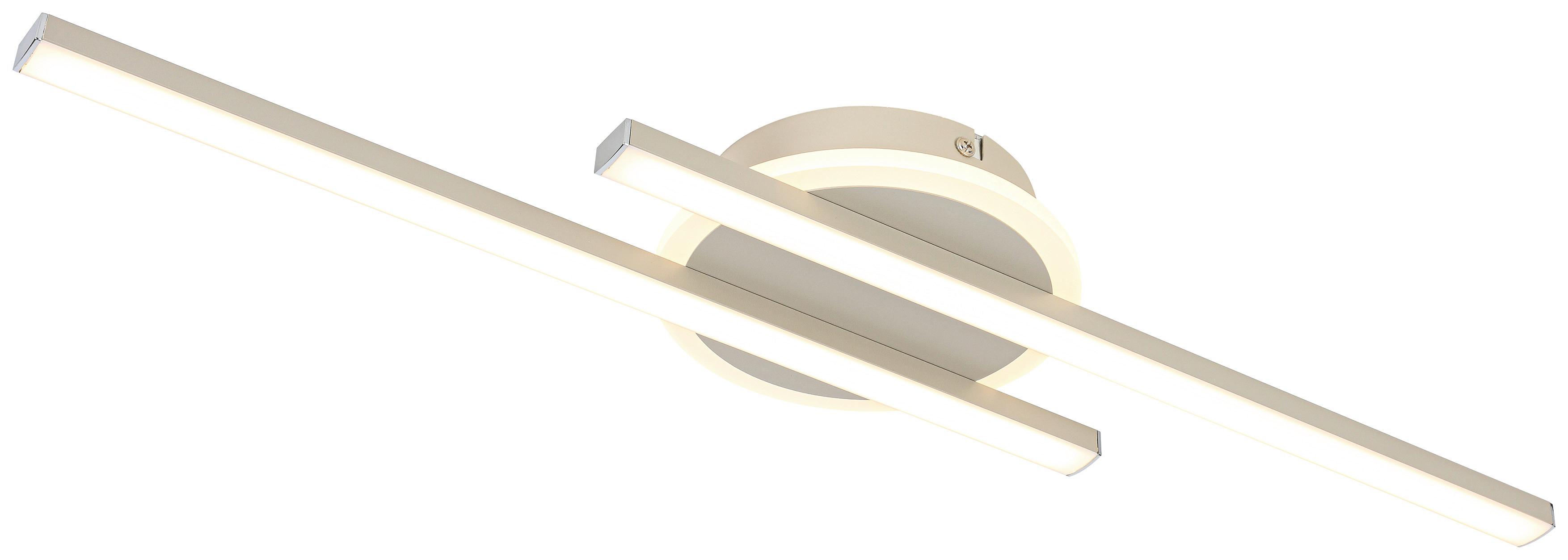 STROPNÉ LED SVIETIDLO OLGA - piesková, Modern, kov/plast (58/15/5cm) - Mömax