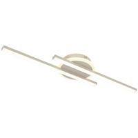 STROPNÉ LED SVIETIDLO OLGA - piesková, Modern, kov/plast (58/15/5cm) - Mömax