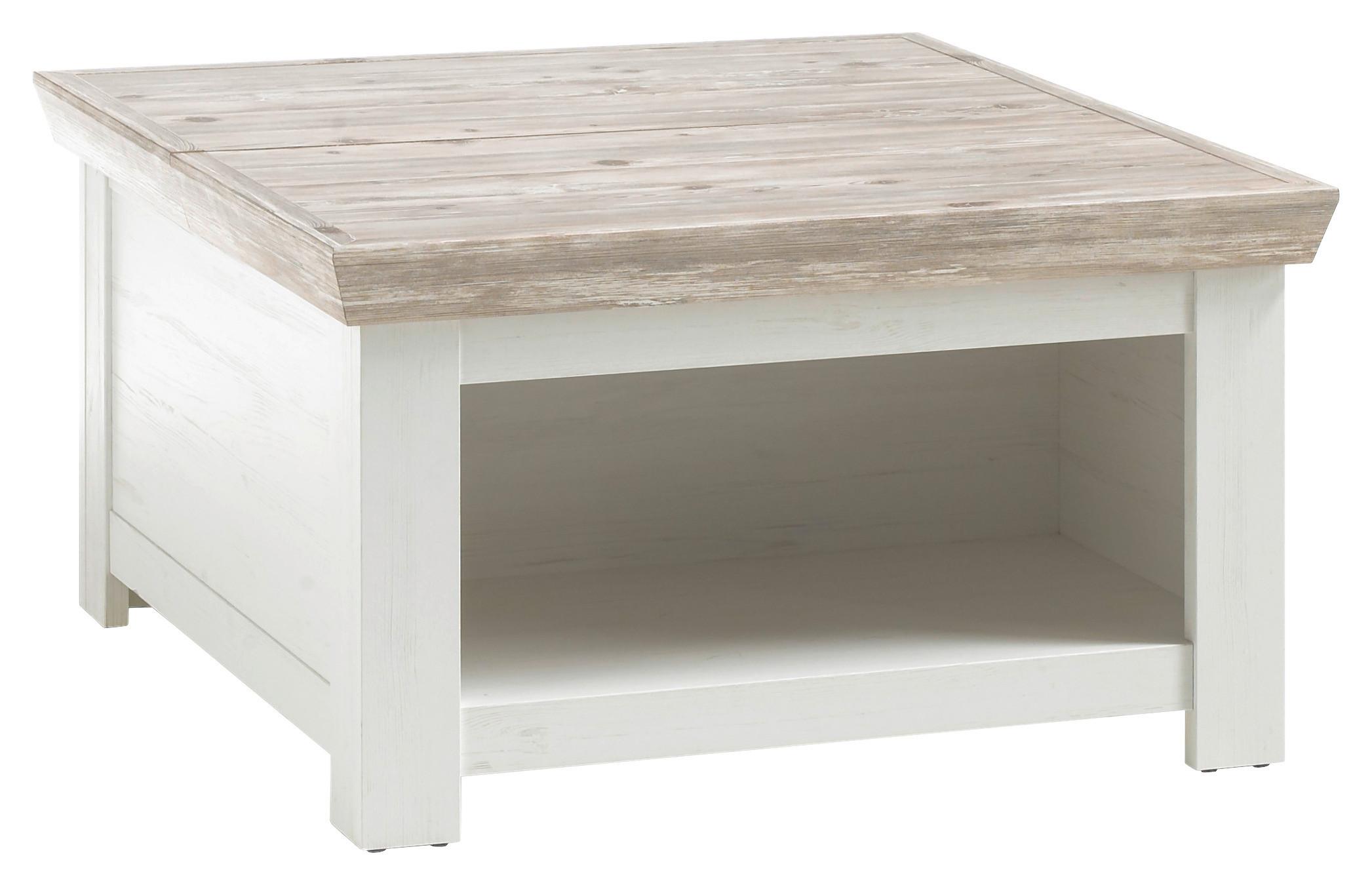 Couchtisch Florenz Pinienfarben/Hellbraun B: 86cm - Hellbraun/Pinienfarben, Design, Holzwerkstoff (86/48/86cm) - MID.YOU