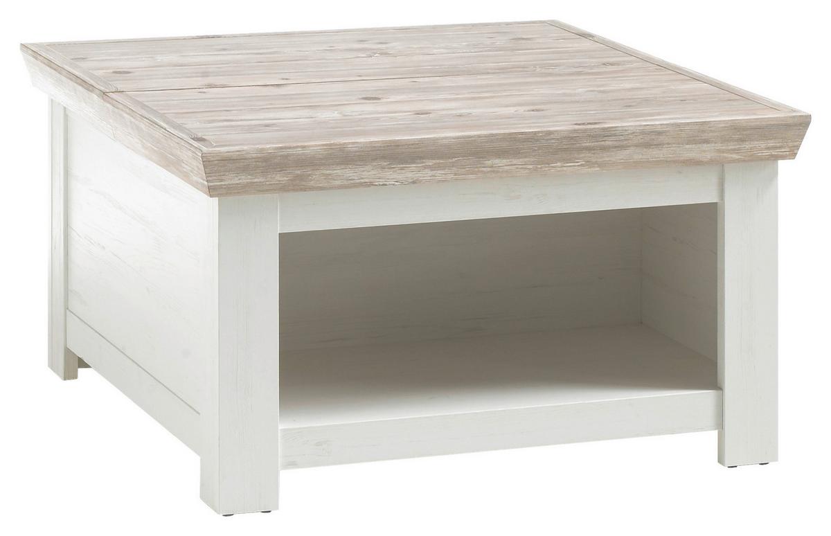 Couchtisch Florenz Pinienfarben/Hellbraun B: 86cm - Hellbraun/Pinienfarben, Design, Holzwerkstoff (86/48/86cm) - MID.YOU