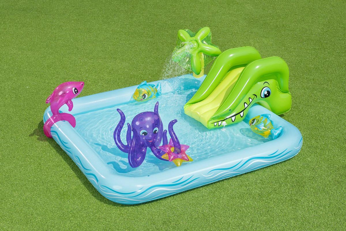 Plantschbecken Fantastic Aquar ium, BxHxT: ca. 239x206x239 cm - Basics, Kunststoff (239/206/239cm) - Bestway
