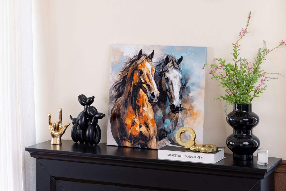 Leinwandbild Mia - Multicolor, KONVENTIONELL, Kunststoff/Textil (50/2,4/50cm) - James Wood