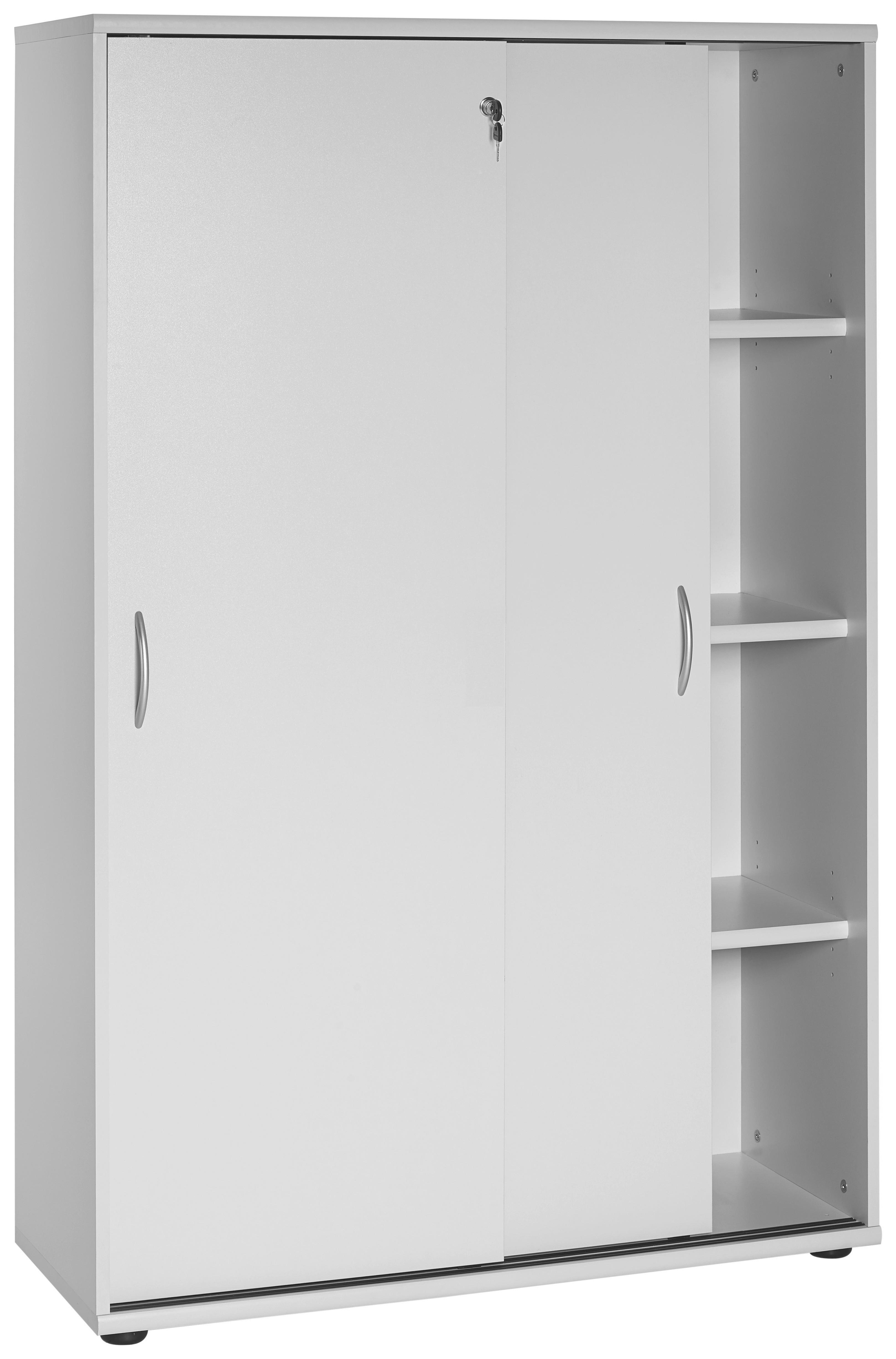Aktenschrank versperrbar Serie 4000 Lichtgrau B: 100 cm