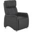Tv-fotel Spirit - Fekete, modern, Fa/Fém (78/113,5/90cm) - Luca Bessoni Tv-fotel Spirit - Fekete, modern, Fa/Fém (78/113,5/90cm) - Luca Bessoni