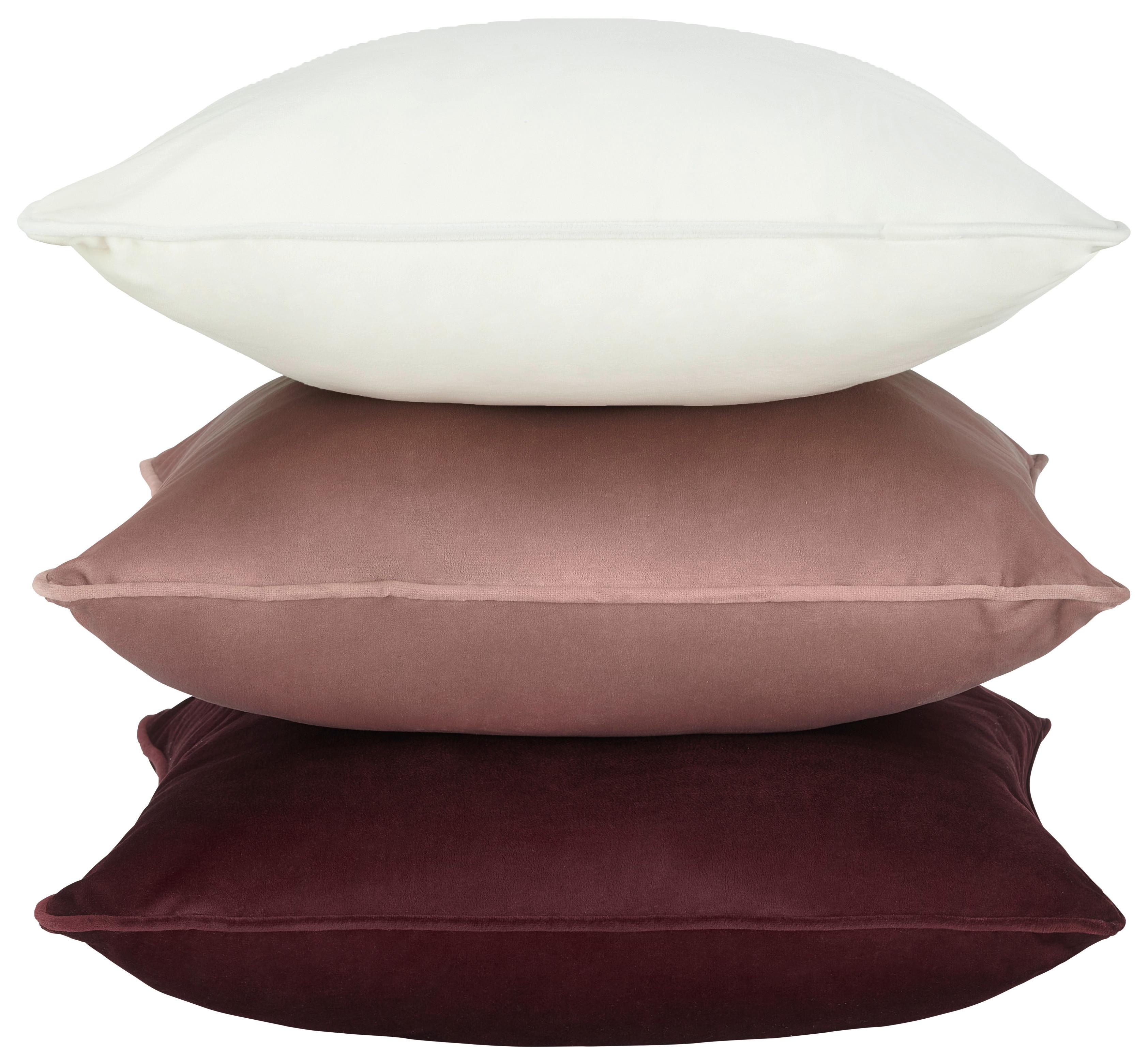 DEKORAČNÝ VANKÚŠ Viola, 45/45cm, fialová - lila, Konventionell, textil (45/45cm) - Premium Living