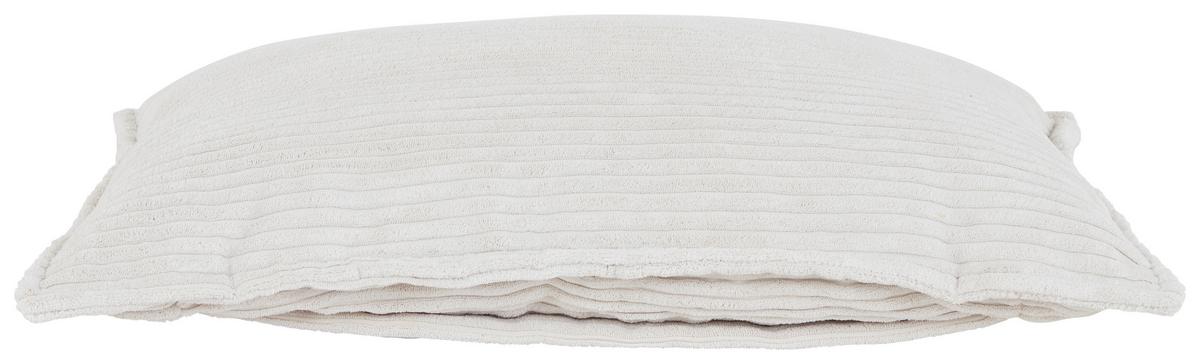 Zierkissen Lea 62x47 cm Polyester Beige mit Zipp - Beige, KONVENTIONELL, Textil (62/47cm) - Luca Bessoni