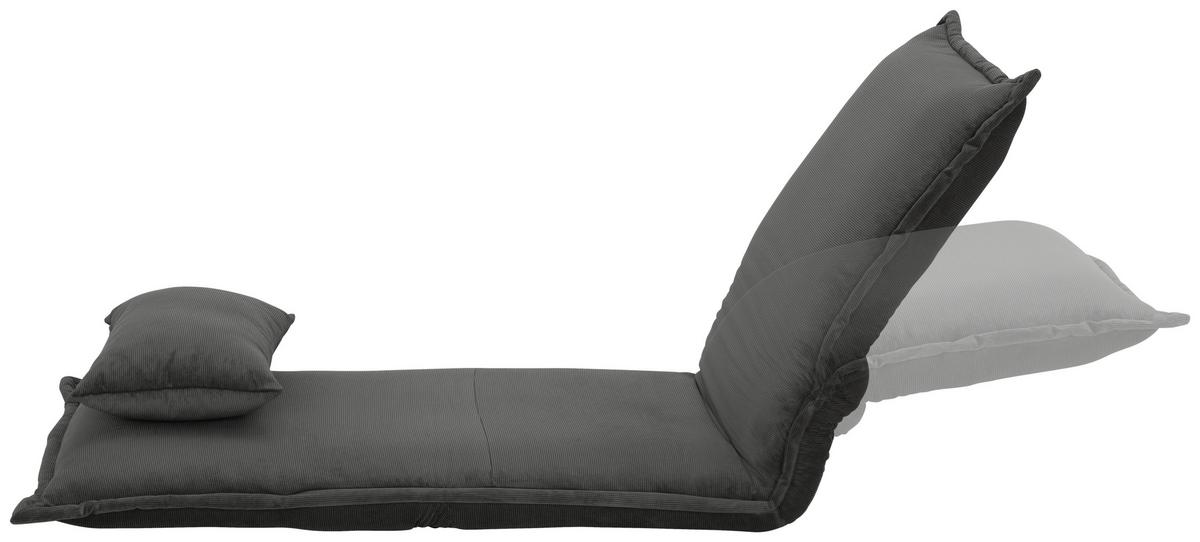Schlafsessel Jan - Silberfarben/Grau, MODERN, Textil (77/73/87cm) - MID.YOU