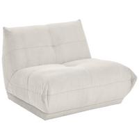 Modul Sofa Giselle 2er Sofa B: 105 cm Cord Weiß - Weiß, Trend, Textil (105/80/112cm) - Livetastic