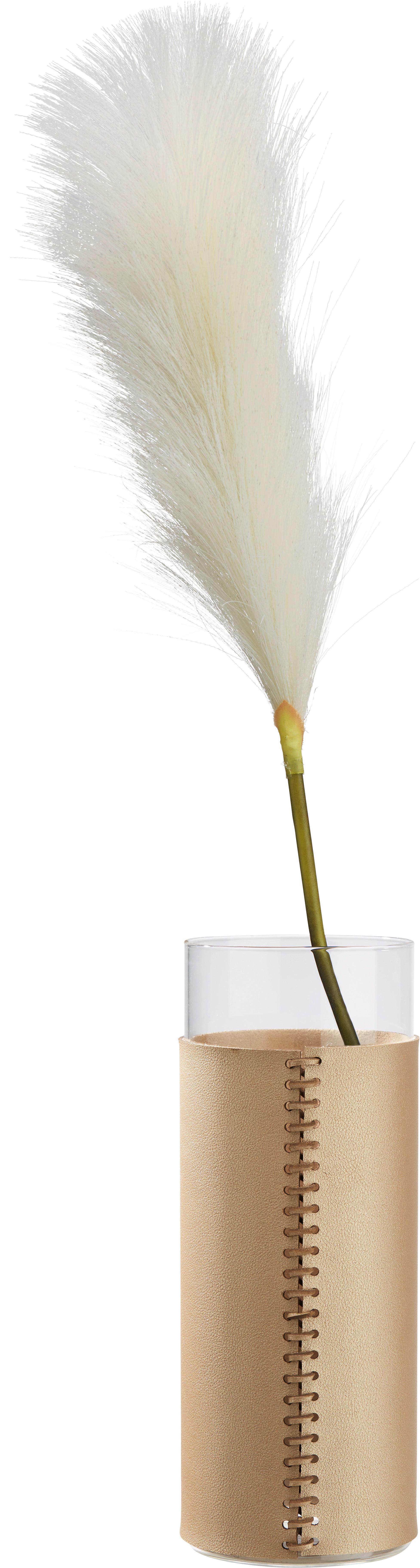 Váza Seam - béžová, plast/sklo (9,5/24cm) - Modern Living