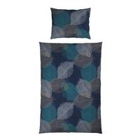 BETTWÄSCHE DIANA - Blau/Grau, MODERN, Textil - Luca Bessoni