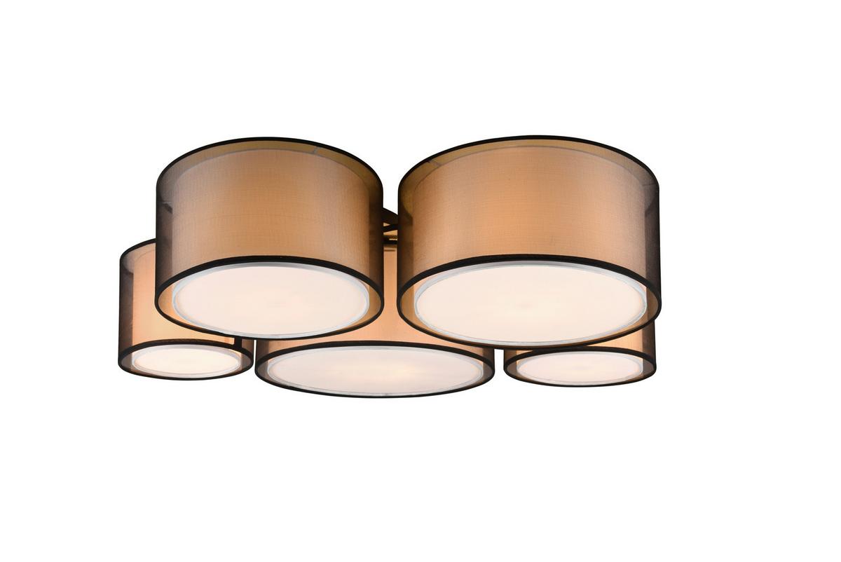 Deckenleuchte 611400532 Franklin - Schwarz, Basics, Metall (90/70/21,5cm) - Trio Leuchten