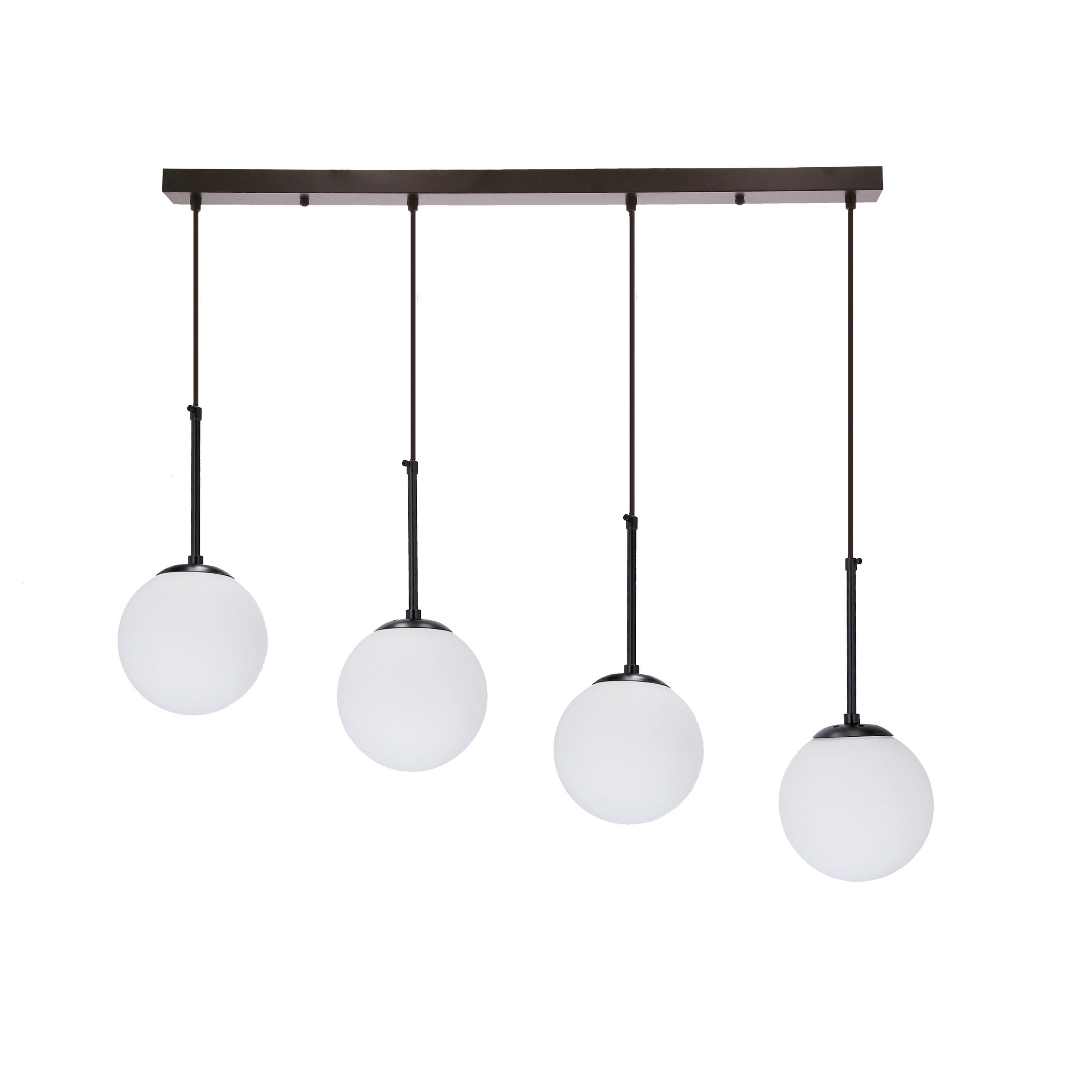 Hängeleuchte 34-09630 Pompei - Schwarz/Weiß, Basics, Metall (84/15/135cm)