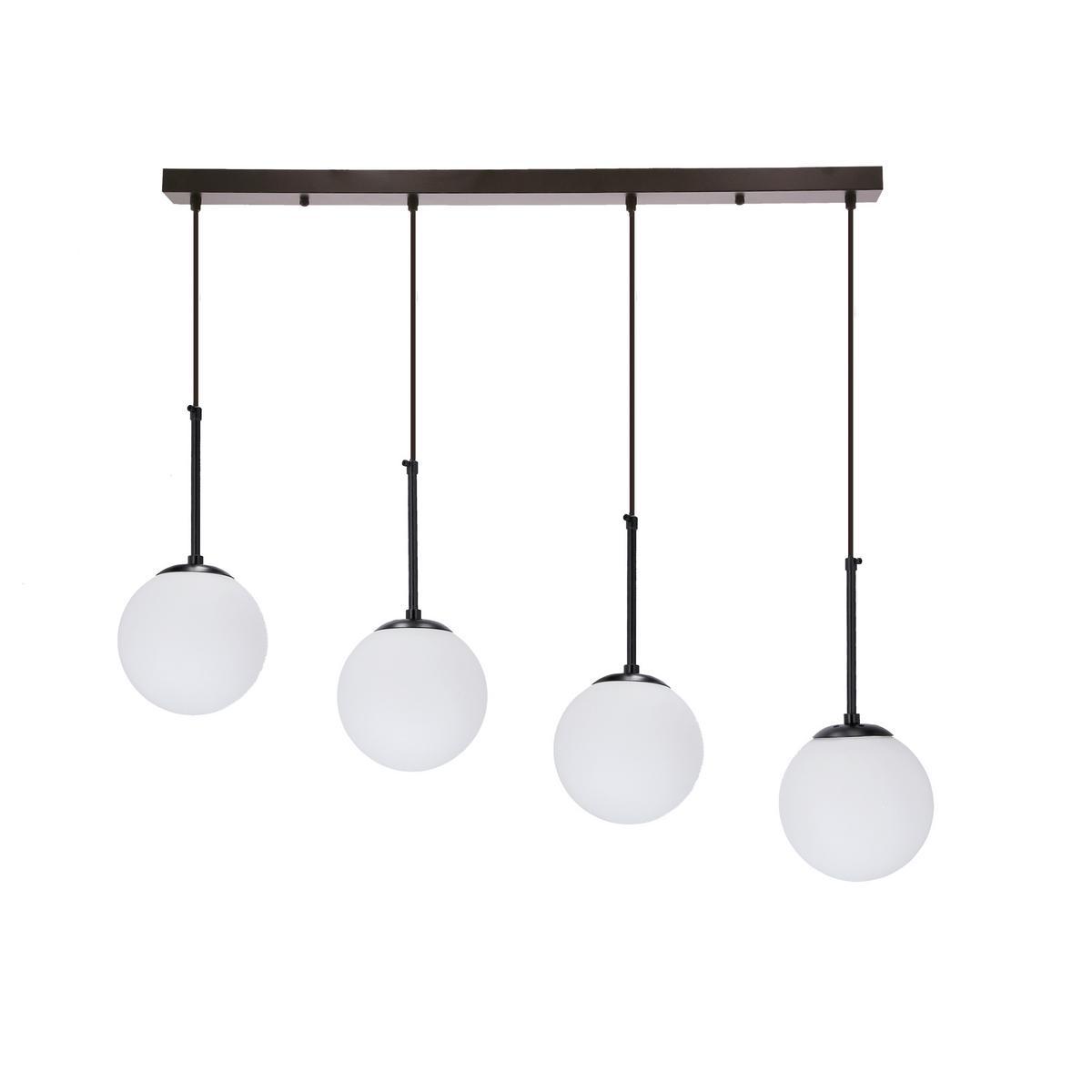 Hängeleuchte 34-09630 Pompei - Schwarz/Weiß, Basics, Metall (84/15/135cm)