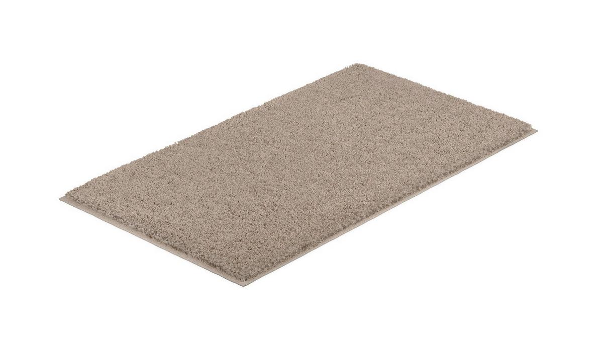 Badematte Touchme - Beige, Basics, Textil (65/115cm) - Grund