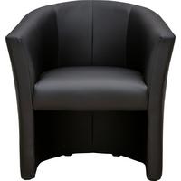 Fotel Bob - fekete, Basics, textil (66/77/65cm) - Best Price