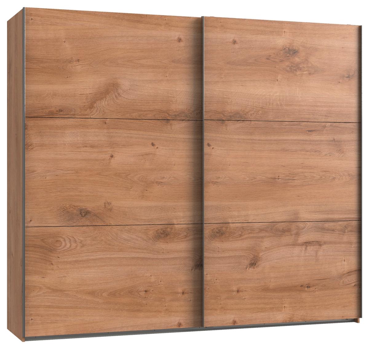 Schwebetürenschrank B: 200 cm Level 36a Eichefarben Dekor - Eichefarben, MODERN, Holzwerkstoff (200/216/65cm) - MID.YOU