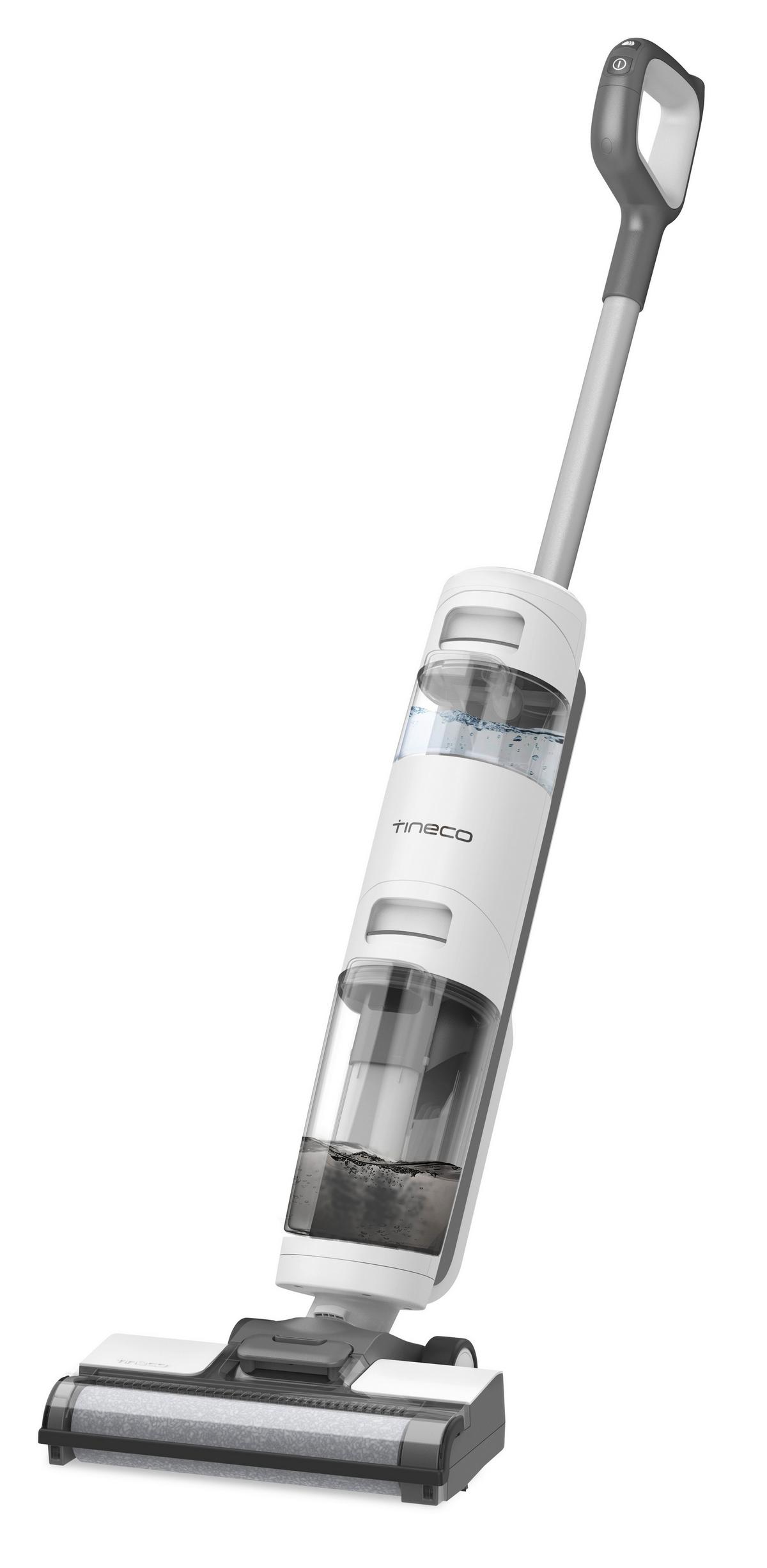Száraz-nedves Porszívó Tineco Ifloor Breeze - fehér/szürke, Basics, műanyag (28,6/27,6/110cm)
