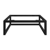 Lábazat Typ:30 Gestell L-450 - fekete, Modern, fém (45/15/40cm) - Ondega