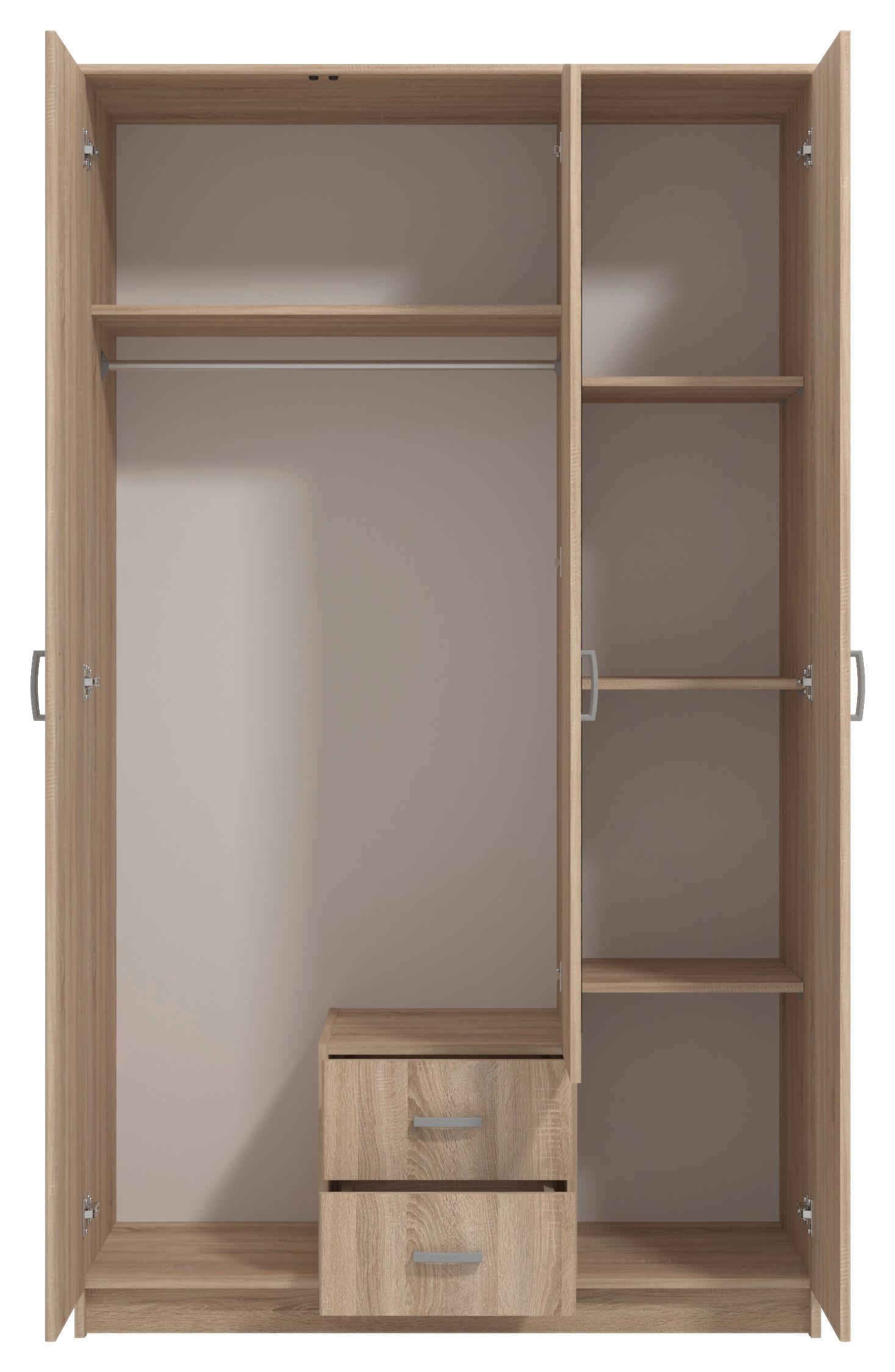 Nyílóajtós Szekrény Hana 120/205 Cm *TOP ÁR* - Basics (120/205/52cm) - Best Price
