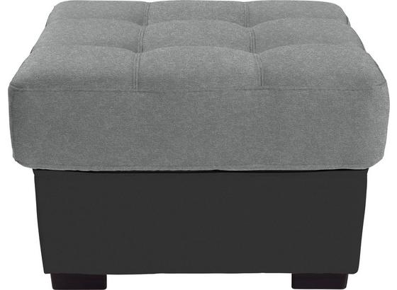 Hocker Burner - Hellgrau/Schwarz, MODERN, Textil (65/46/65cm) Hocker Burner - Hellgrau/Schwarz, MODERN, Textil (65/46/65cm)