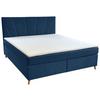 Boxbett Mit Topper Lucia 180x200 Cm Dunkelblau - Dunkelblau, Basics, Holzwerkstoff/Textil (180/200cm) - Livetastic