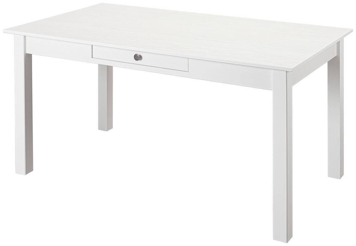 Esstisch Chilly Home 20902640 - Weiß, KONVENTIONELL, Holz (145/80/76cm) - MID.YOU