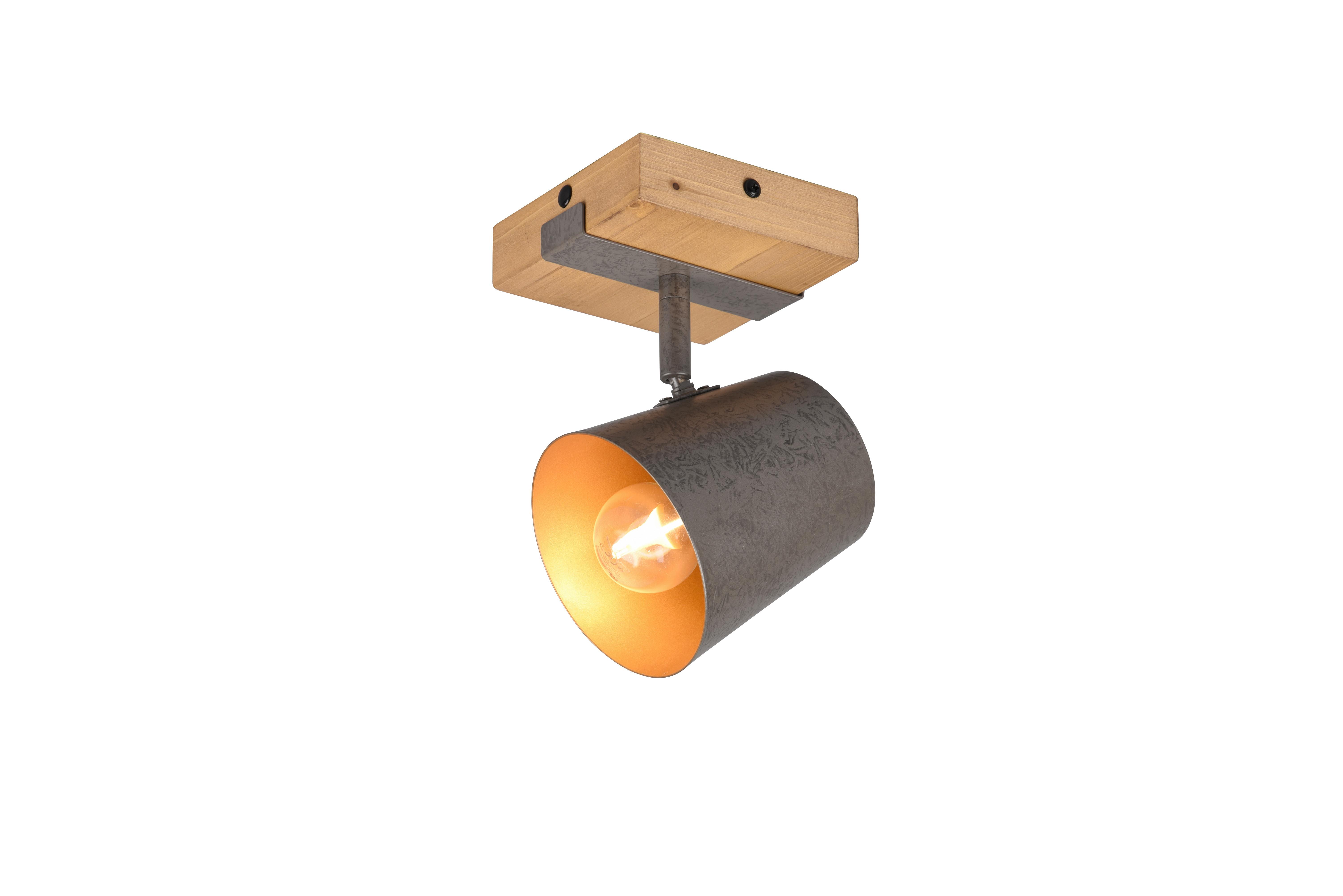 Wandstrahler Bell 1-Flammig L: 11 cm - Nickelfarben, Design, Metall (11/11/23,2cm) - Trio Leuchten