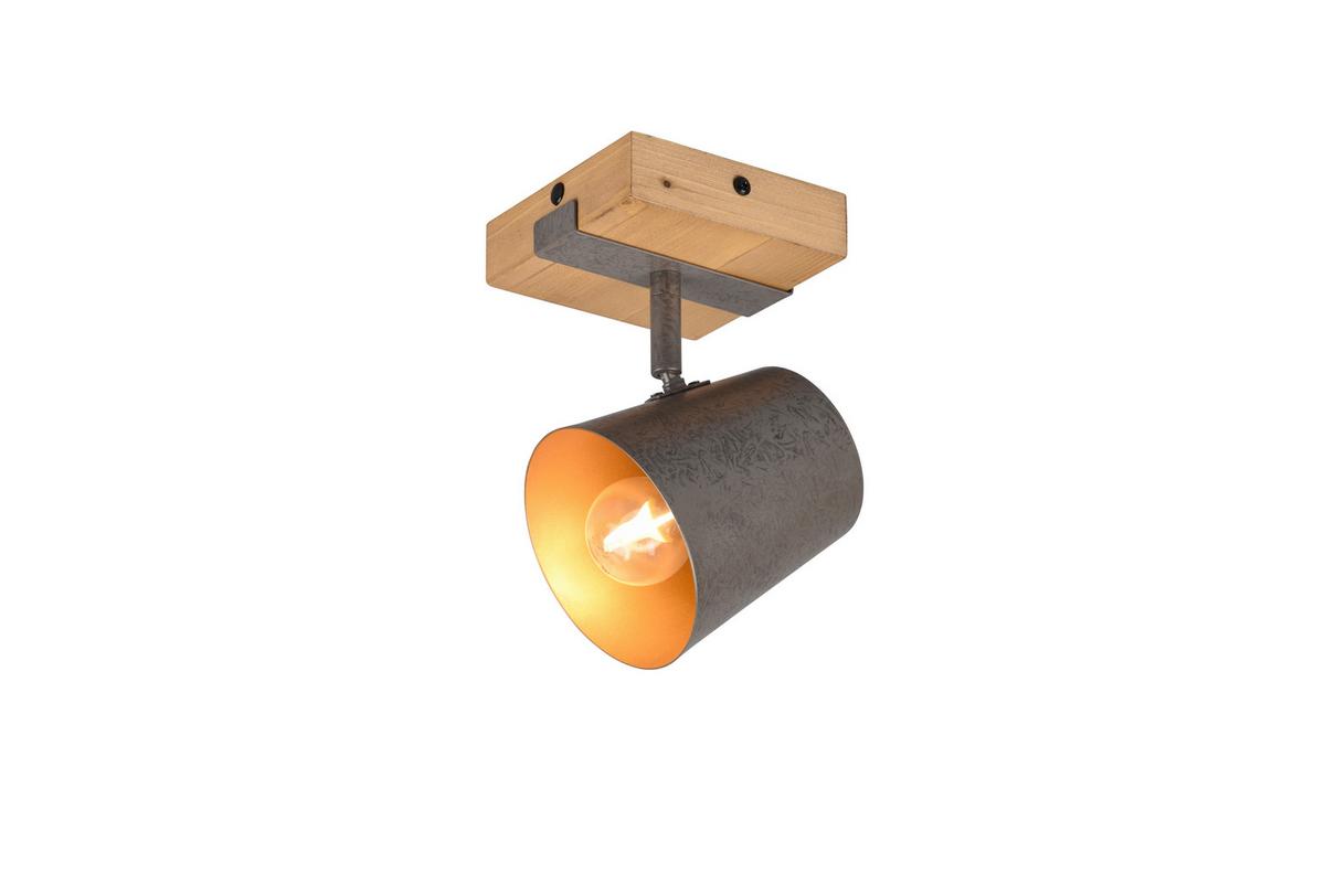 Wandstrahler Bell 1-Flammig L: 11 cm - Nickelfarben, Design, Metall (11/11/23,2cm) - Trio Leuchten