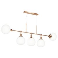 Pendelleuchte Erich - Messingfarben, Trend, Glas/Metall (120/37,3/15cm) - MAYTONI