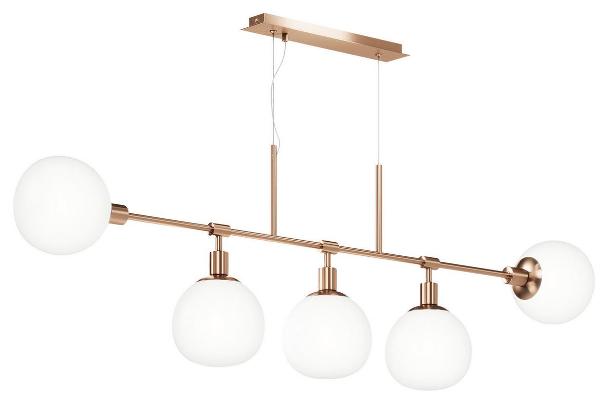 Pendelleuchte Erich - Messingfarben, Trend, Glas/Metall (120/37,3/15cm) - MAYTONI