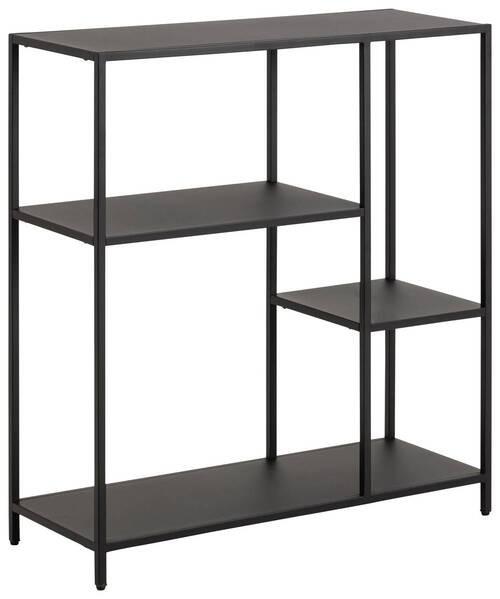 REGÁLOVÝ DÍL NEWCASTLE Š: 79,5 cm - černá, Konvenční, kov (79,5/86/30cm) - MID.YOU