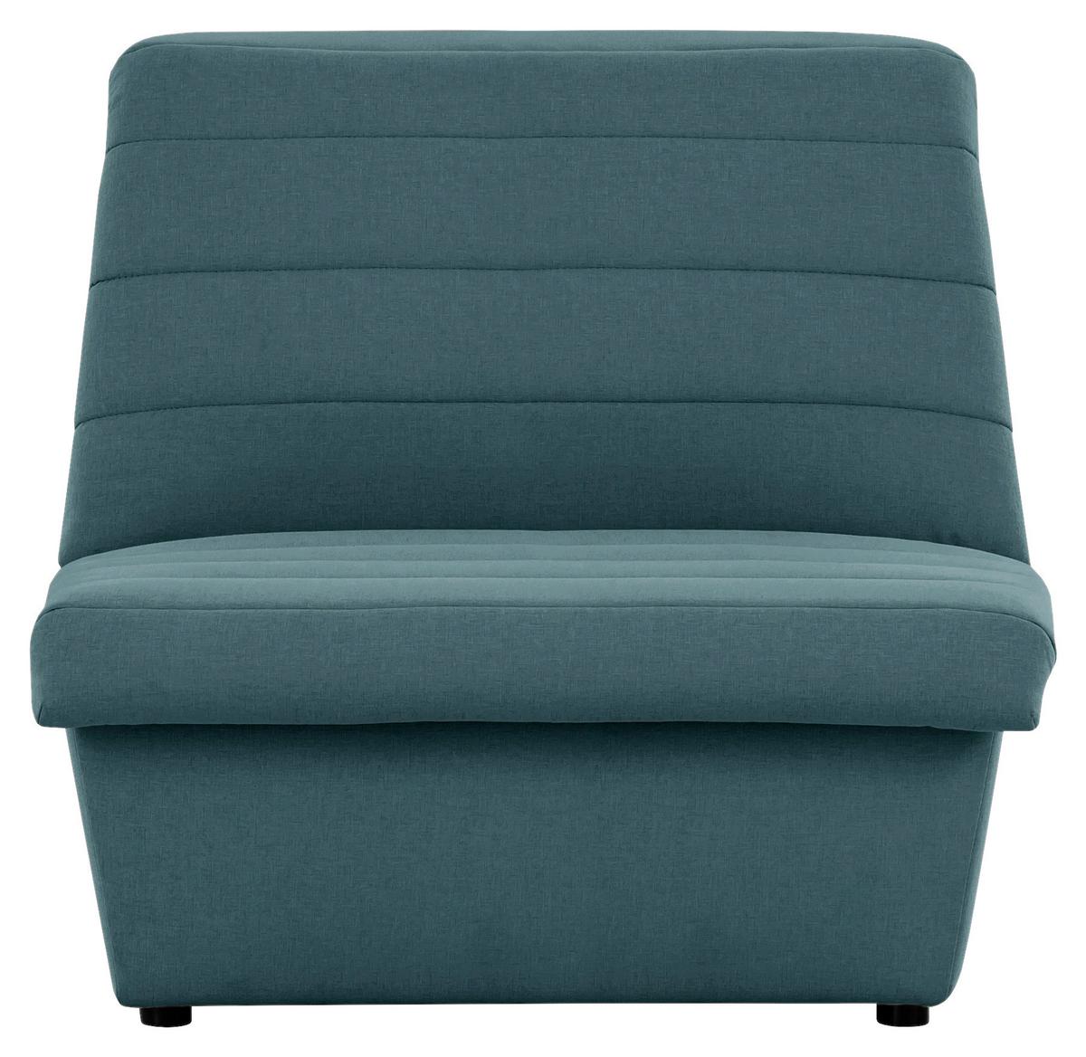 Sessel Looks Viii - Petrol/Schwarz, Design, Textil (92/92/103cm) - LOOKS by W.Joop