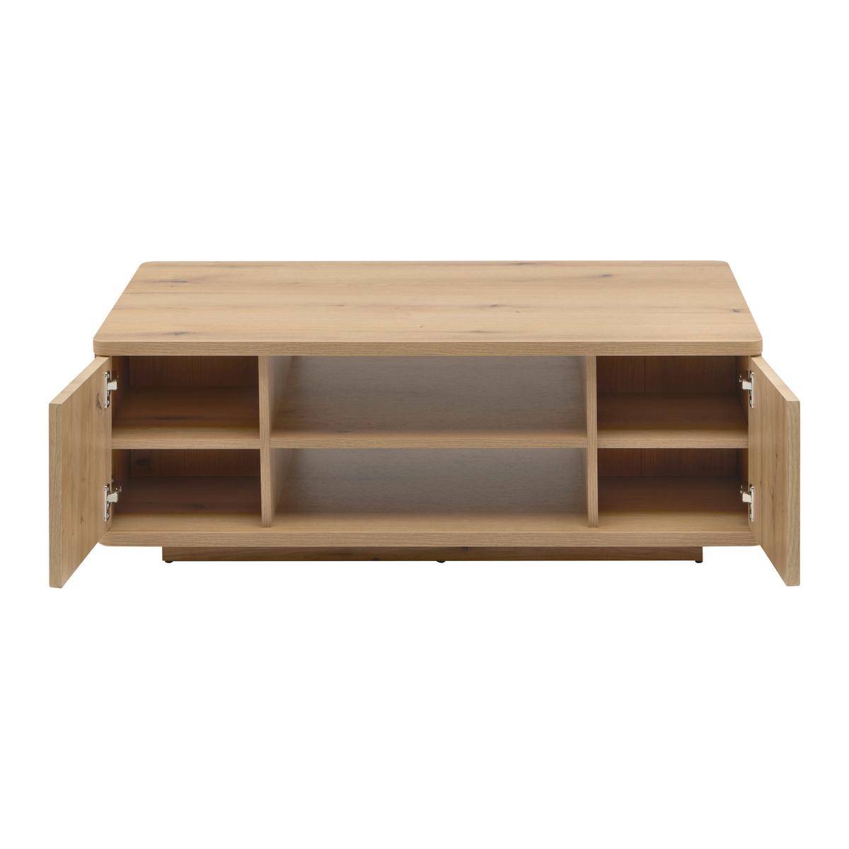 KONFERENČNÍ STOLEK ALAMEDA -EXKLUSIV- - barvy dubu, Natur, kompozitní dřevo (115/42/65cm) - Mömax